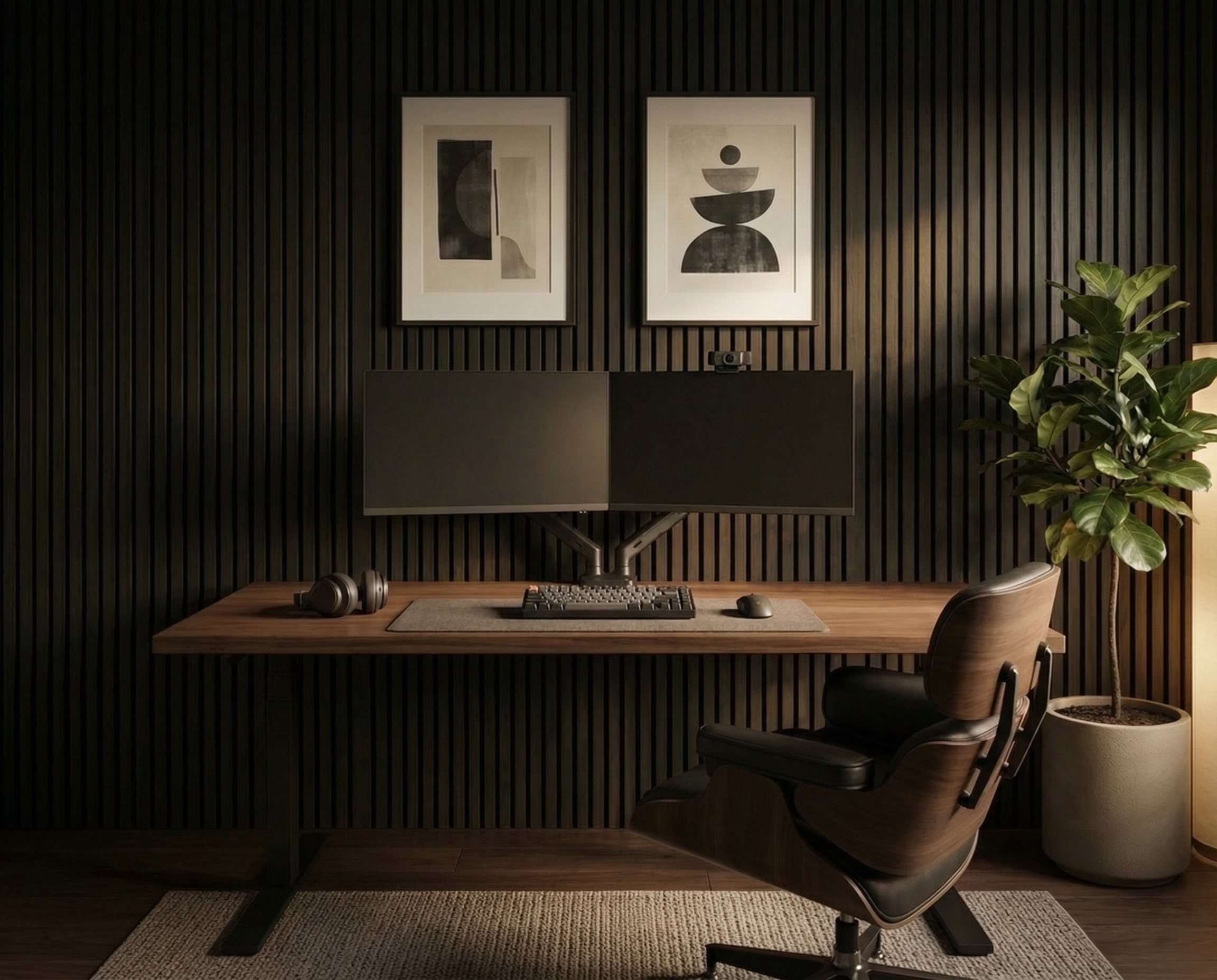 SP8A dual-monitor desk