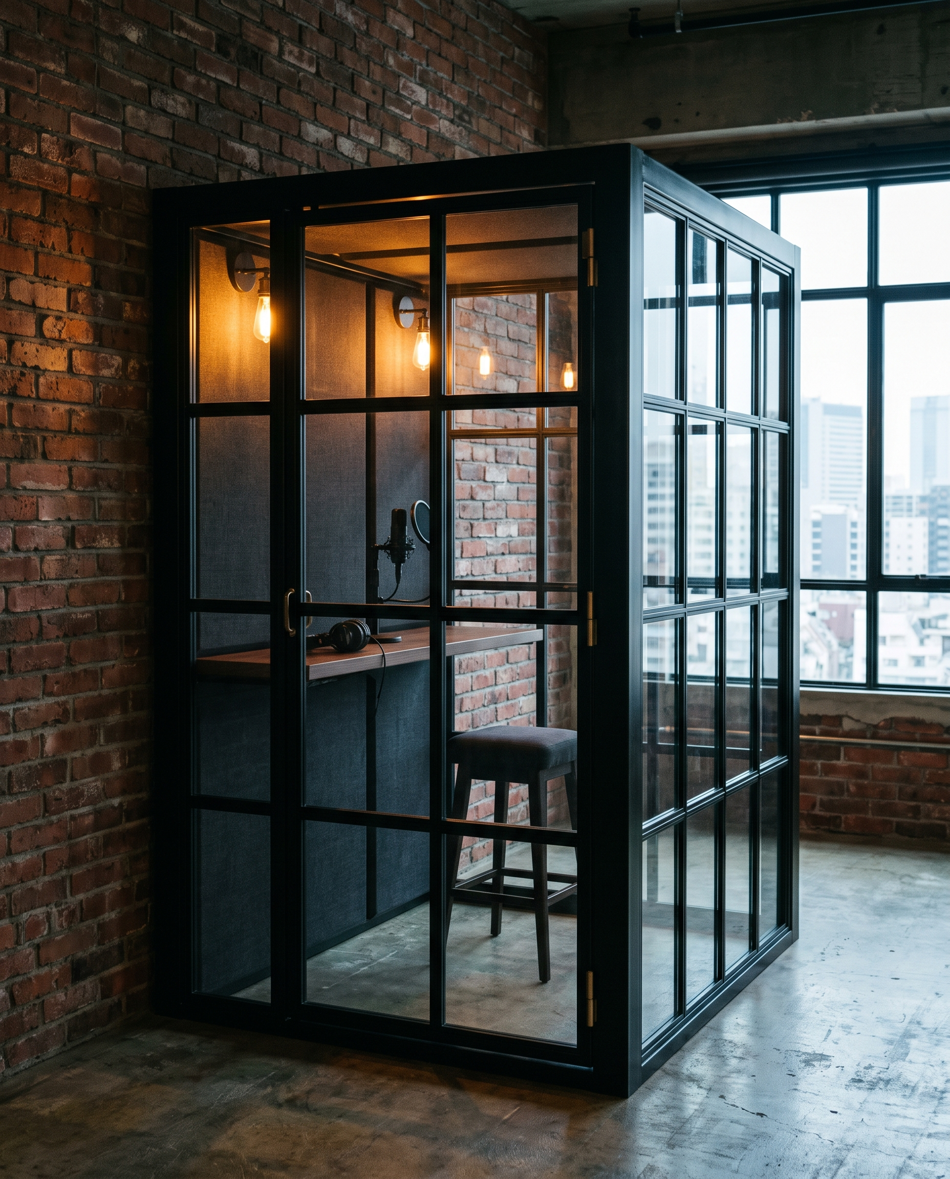 SP8A focus audio booth